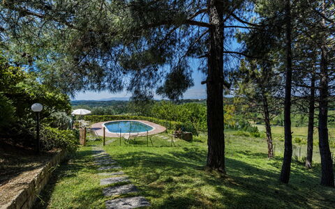 Villa Quintino: Blau, Schatten, Landscaping, Park, Schwimmbad