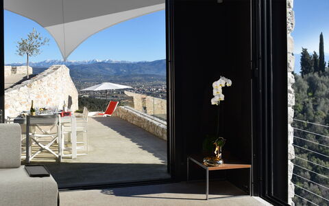 Villetta Farfallina: Stuhl, Schatten, Balkon