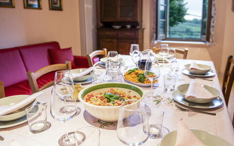 Casa Elia 6: Essen, Geschirr, Möbel, Tabelle, Dishware, Servierware, Teller, Drinkware, Küche & Esszimmer Tisch, Stuhl