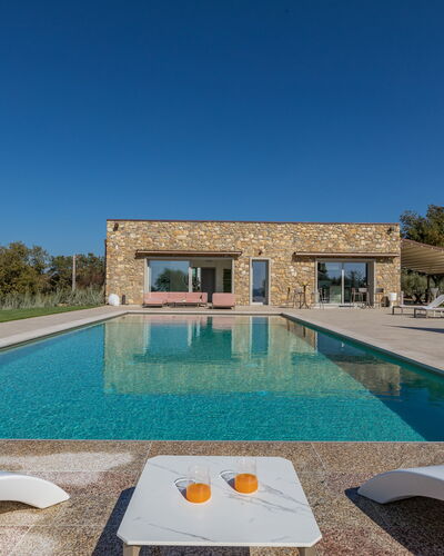 La Calcinaia Country Villa, Bucine: Blau, Schwimmbad
