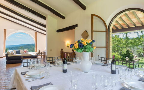 L'Alcova 8+2: Möbel, Tabelle, Interior Design, Stuhl, Küche & Esszimmer Tisch, Esszimmer, Resort, Villa, Zimmerpflanze, Eco Hotel