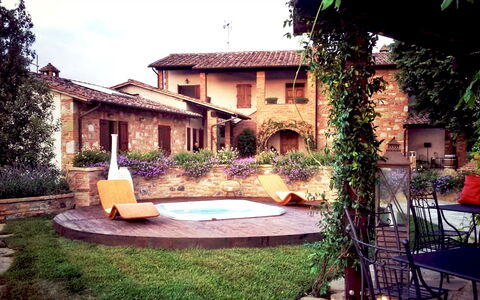 Casale Bella Vita 8+4: Die Architektur, Resort, Schwimmbad, Garten, Hazienda, Hinterhof, Estate, Eco Hotel, Hof, Hütte