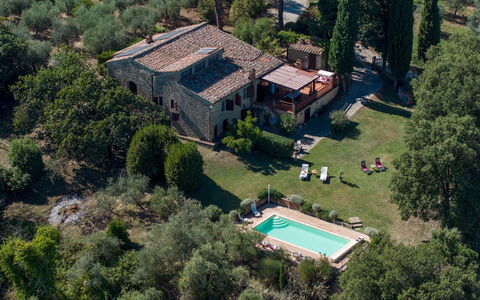 Villa Bel Panorama 8: Estate, Bauernhaus, Zuhause, Hazienda, Hütte, Villa, Garten, Garten, Villa, Hinterhof