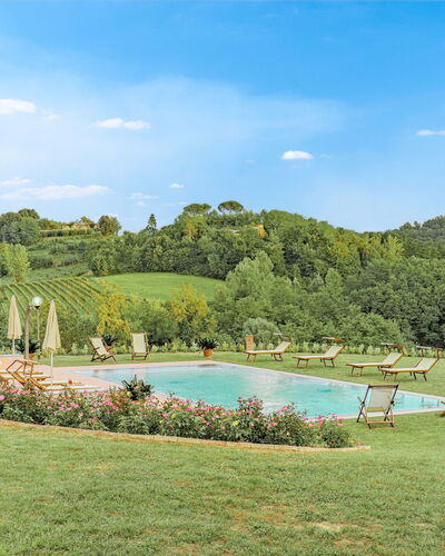 Il Cerreto 11: Baum, Vegetation, Natürliche Landschaft, Landschaft, Strauch, Grundstueck, Schwimmbad, Garten, Plantage, Eco Hotel