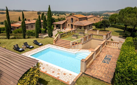 Casale Fienile 8: Schwimmbad, Estate, Hazienda, Villa, Hof, Bauernhaus, Villa, Hütte, Resort, Garten