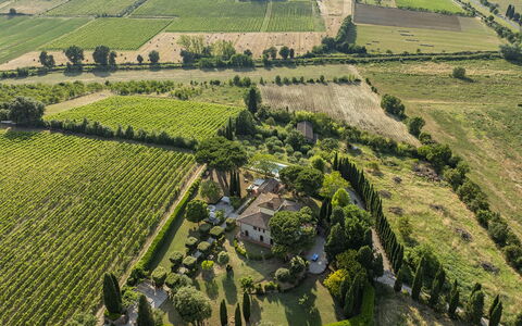 Villa la Monarca 16: Vogelperspektive, Wohngebiet, Landschaft, Haus, Grundstueck, Plantage, Estate, Luftaufnahmen, Menschliche Siedlung, Ländliches Gebiet