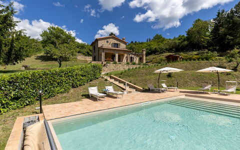 Poggio delle Lumie 6: Haus, Estate, Schwimmbad, Garten, Bauernhaus, Hütte, Villa, Landscaping, Dorf, Hazienda