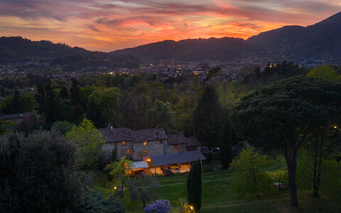 Villa delle Silerchie 10: Natur, Landschaft, Abend, Dämmerung, Nacht, Eco Hotel, Bergdorf, Landschaft Beleuchtung, Sonnenaufgang