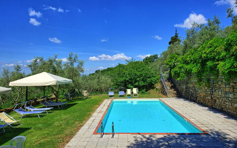 Panzalla: Schwimmbad, Eigentum, Grundeigentum, Estate, Haus, Freizeit, Urlaub, Gebäude, Gras, Resort