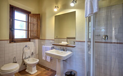 Fornacino: Spiegel, Zapfhahn, Armatur, Sinken, Eigentum, Bad Sink, Badezimmer, Lila, Interior Design, Holz