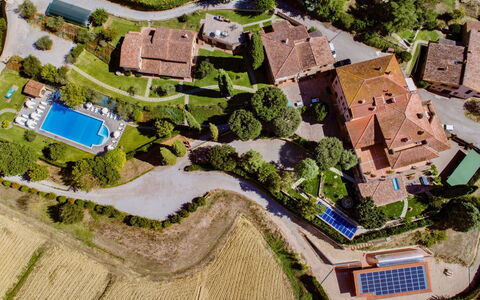 Città della Pieve 300: Luftaufnahmen, Massstabgetreues Modell, Vogelperspektive, Estate, Wohngebiet, Haus, Urban Design, Landschaft, Nachbarschaft, Grundeigentum