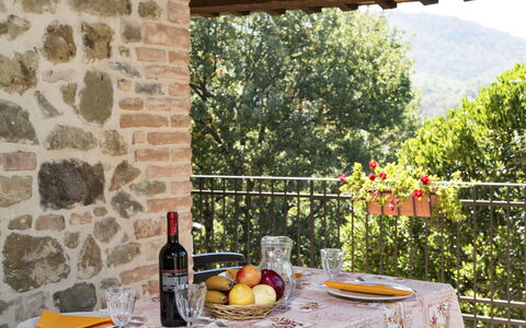 Città della Pieve 301: Eigentum, Frühstück, Zimmer, Tabelle, Haus, Gelb, Brunch, Grundeigentum, Hütte, Zuhause