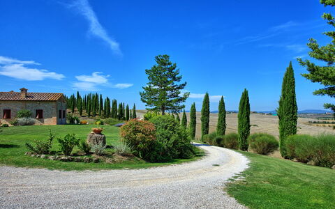 San Donnino: Natur, Himmel, Baum, Natürliche Landschaft, Blau, Eigentum, Gras, Wolke, Biome, Gehölz