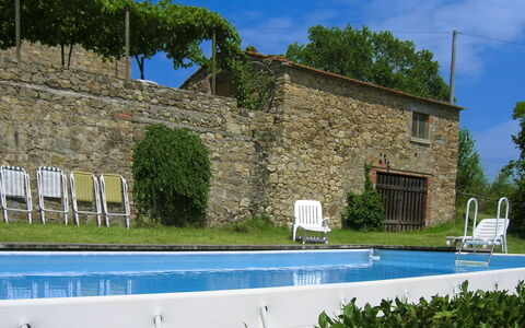 Casa Rossa: Schwimmbad, Gartenmöbel, Hazienda, Hinterhof, Villa, Eco Hotel, Water Feature, Bauernhaus