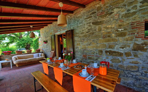 Villa Campogialli: Eigentum, Gebäude, Zimmer, Interior Design, Grundeigentum, Haus, Möbel, Tabelle, Backstein, Mauerwerk