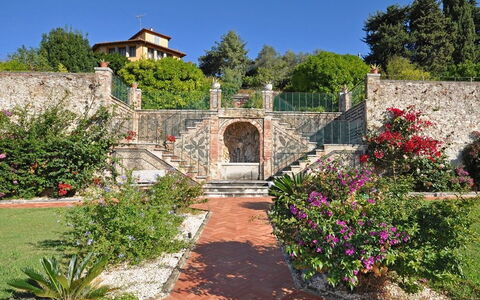Villa Camaiore: Eigentum, Garten, Wand, Gebäude, Botanik, Garten, Haus, Landschaft, Landscaping, Pflanze