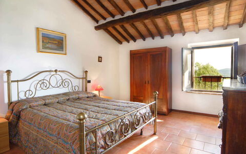 Tenuta Il Tresto: Schlafzimmer, Eigentum, Zimmer, Möbel, Gebäude, Bett, Bettrahmen, Grundeigentum, Bettdecke, Haus